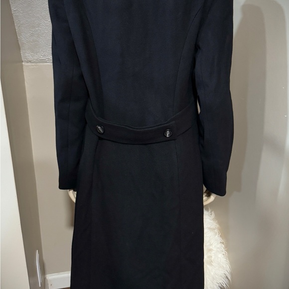 JGHook Long Black Trench Coat - Picture 6 of 16